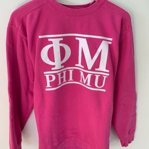Phi Mu•Pink•Comfort Colors